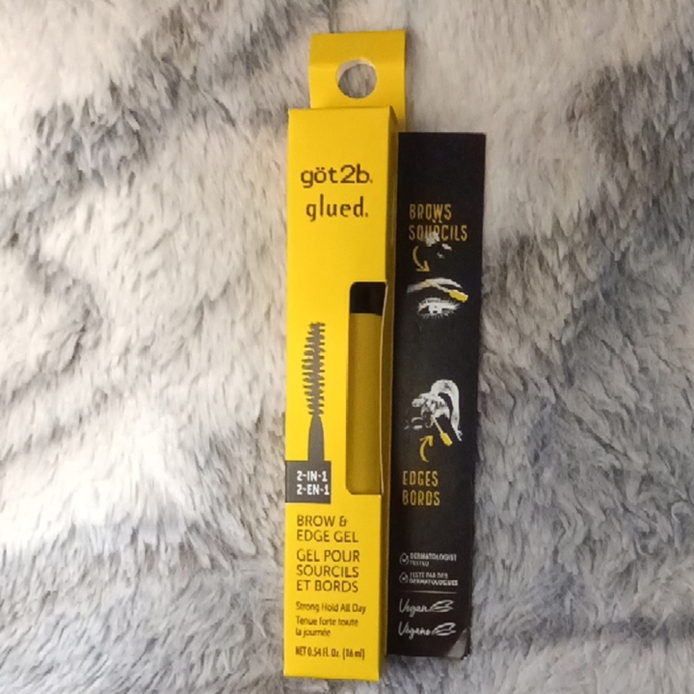 Glued Brow & Edge Gel - Yellow and Black